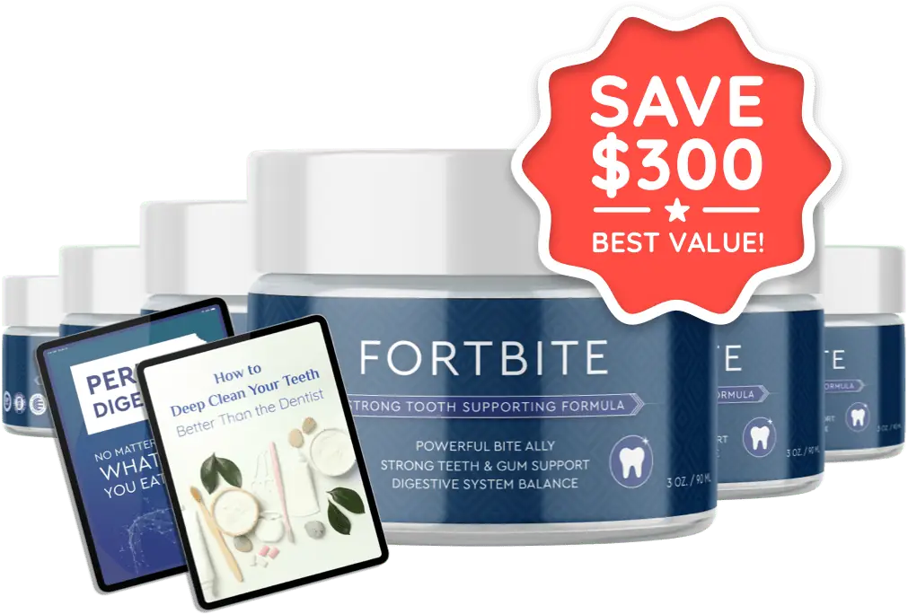 FortBite 6 jars with 2 free bonus guides